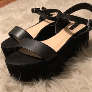 Platform flat sandals from forever 21